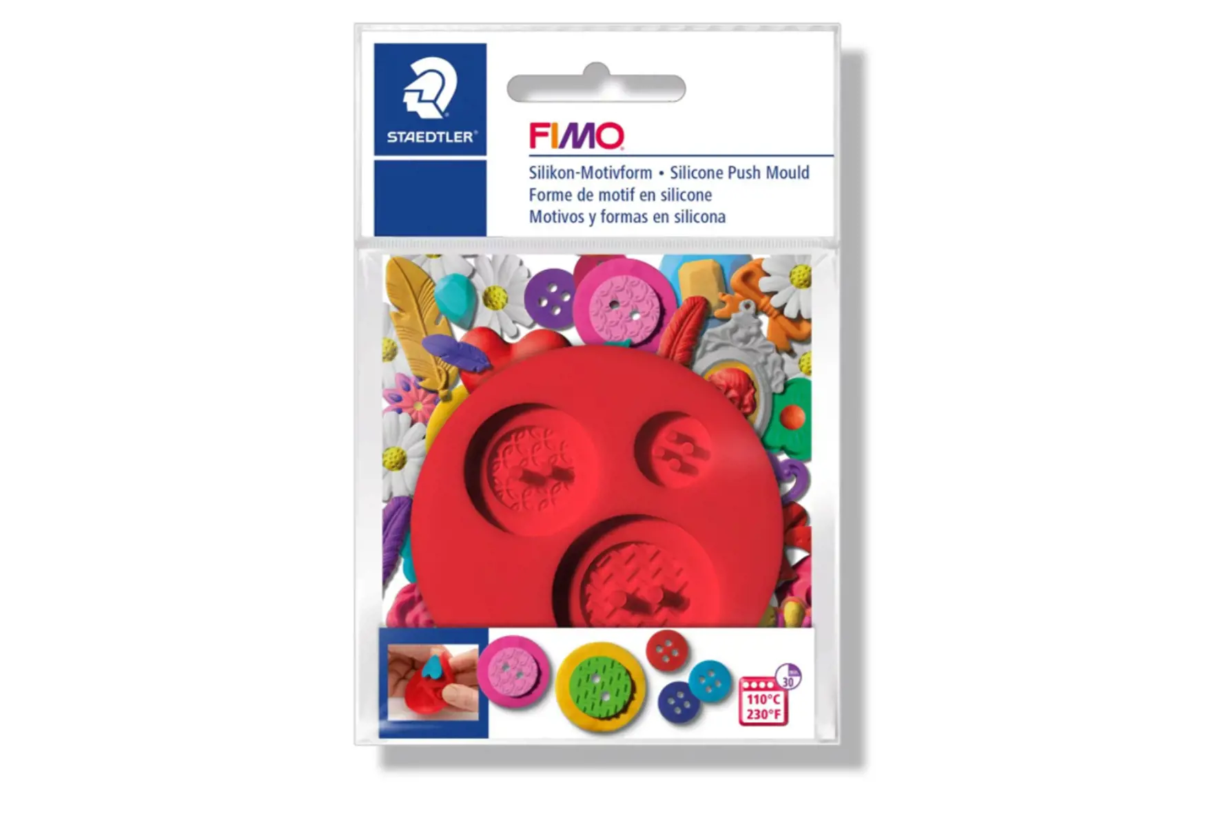 PRIBOR ZA MODELIRANJE STAEDTLER FIMO GUMBI 8725 26