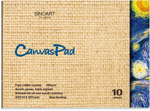 BLOK ZA SLIKANJE CANVAS 280 g 10/1