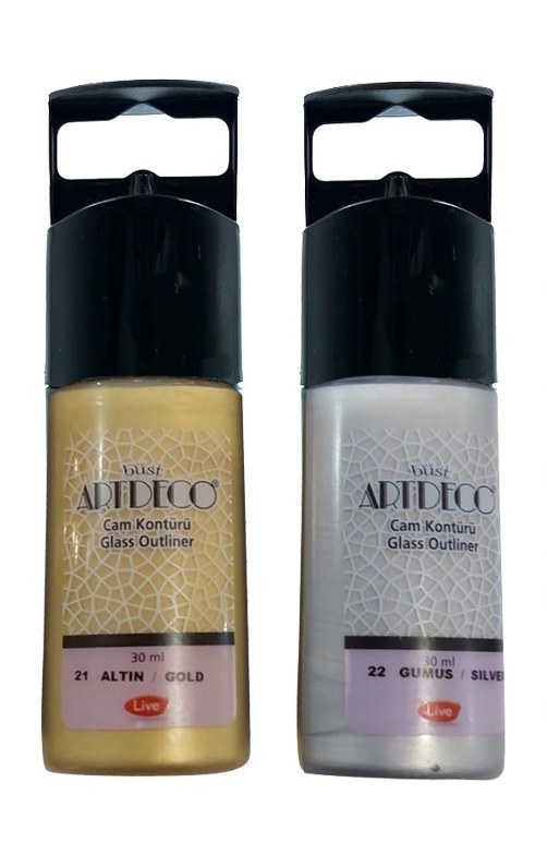 ARTDECO KONTUR ZA STAKLO SJAJNI 30ml